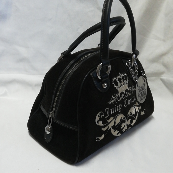 JUICY COUTURE velour satchel purse - Picture 4 of 11